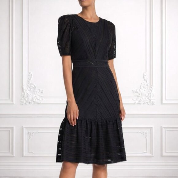 BCBGMaxAzria Dresses & Skirts - LARGE BCBG MaxAzria Black Lace Dress